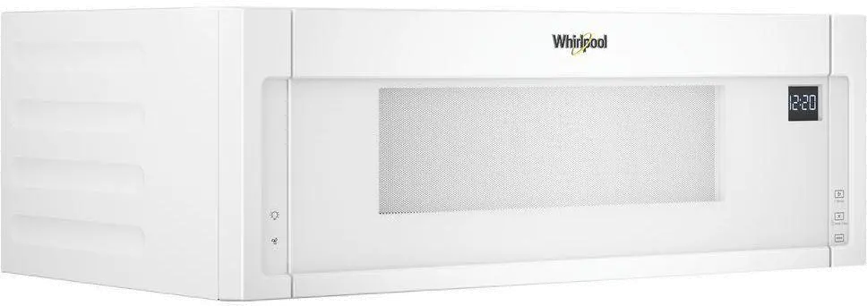 WML55011HW Whirlpool Low Profile Over the Range Microwave Oven - White-4