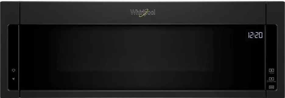 WML55011HB Whirlpool Low Profile Over the Range Microwave Oven - Black-2