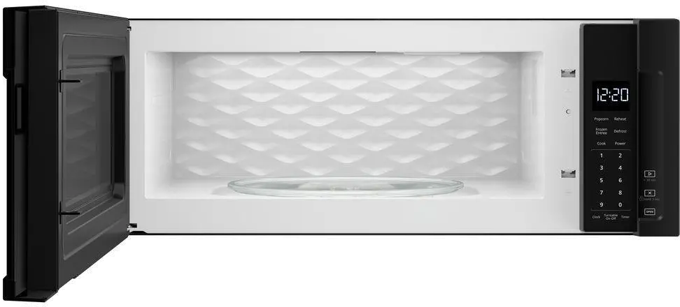 WML55011HB Whirlpool Low Profile Over the Range Microwave Oven - Black-1
