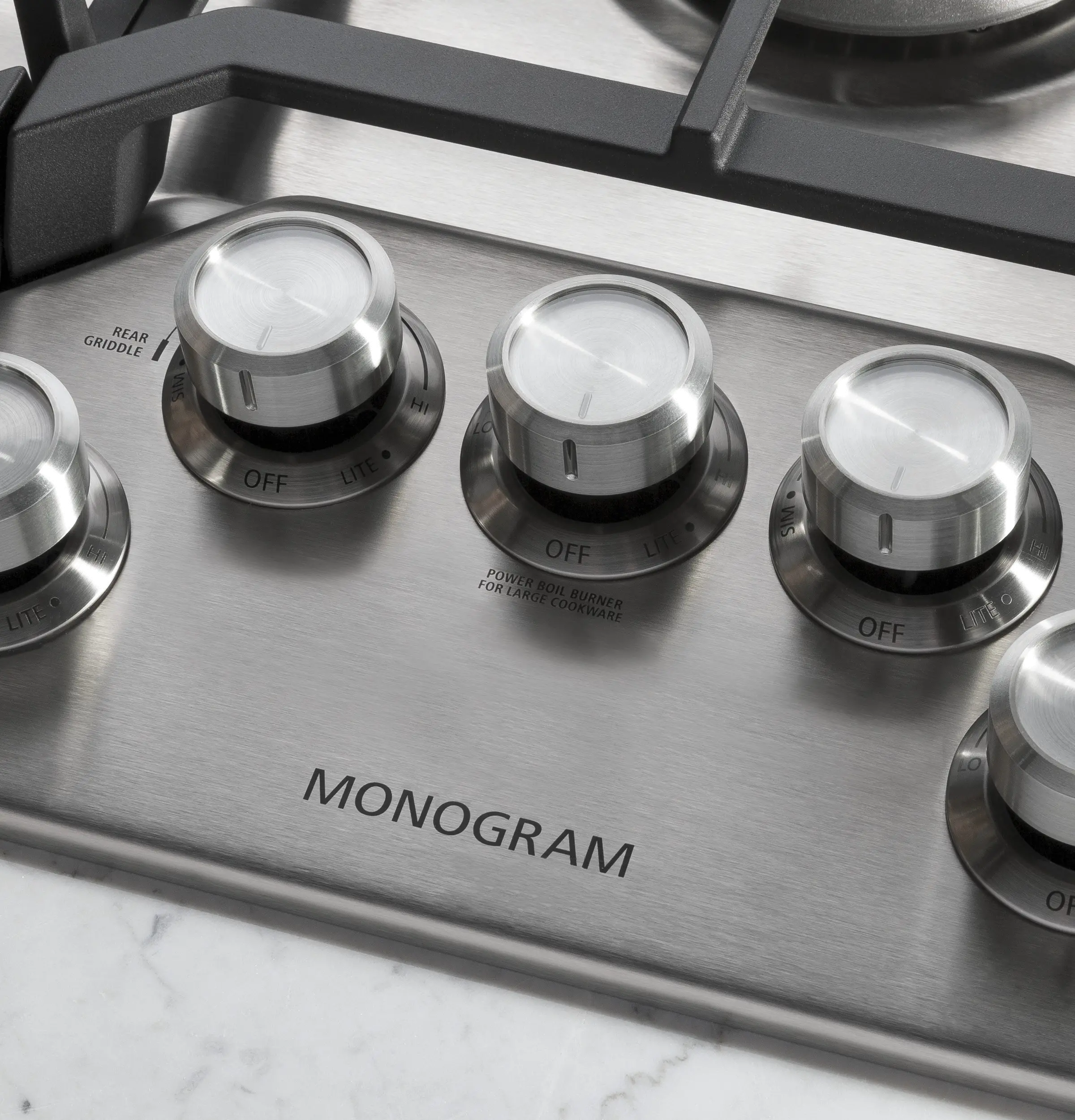 ZGU36RSLSS Monogram 36 Inch Smart Gas Cooktop - Stainless Steel-2