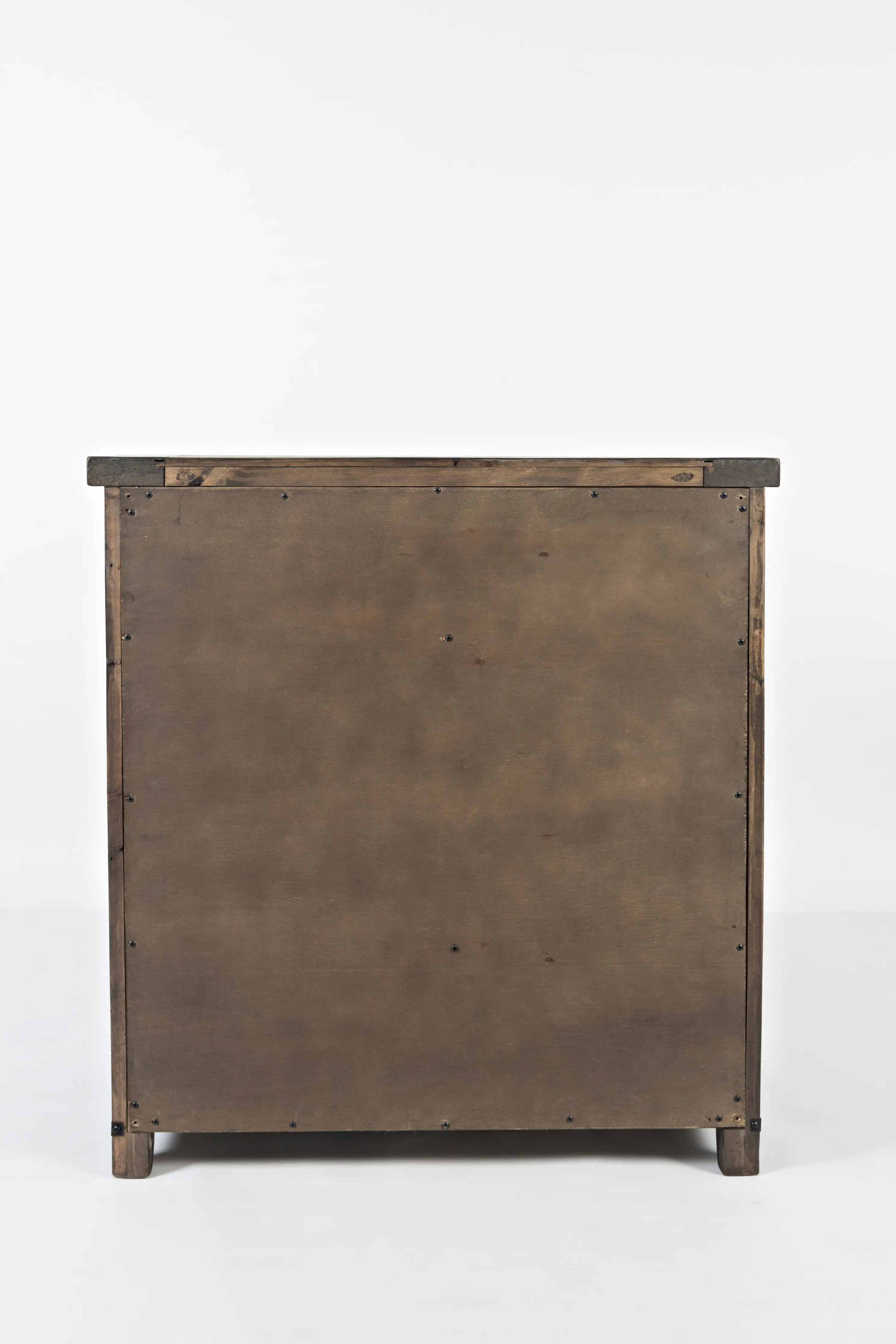 Madison County Dark Brown Barn Door Accent Cabinet-6