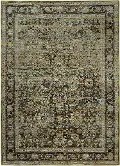 Andorra 8 x 11 Green and Brown Area Rug