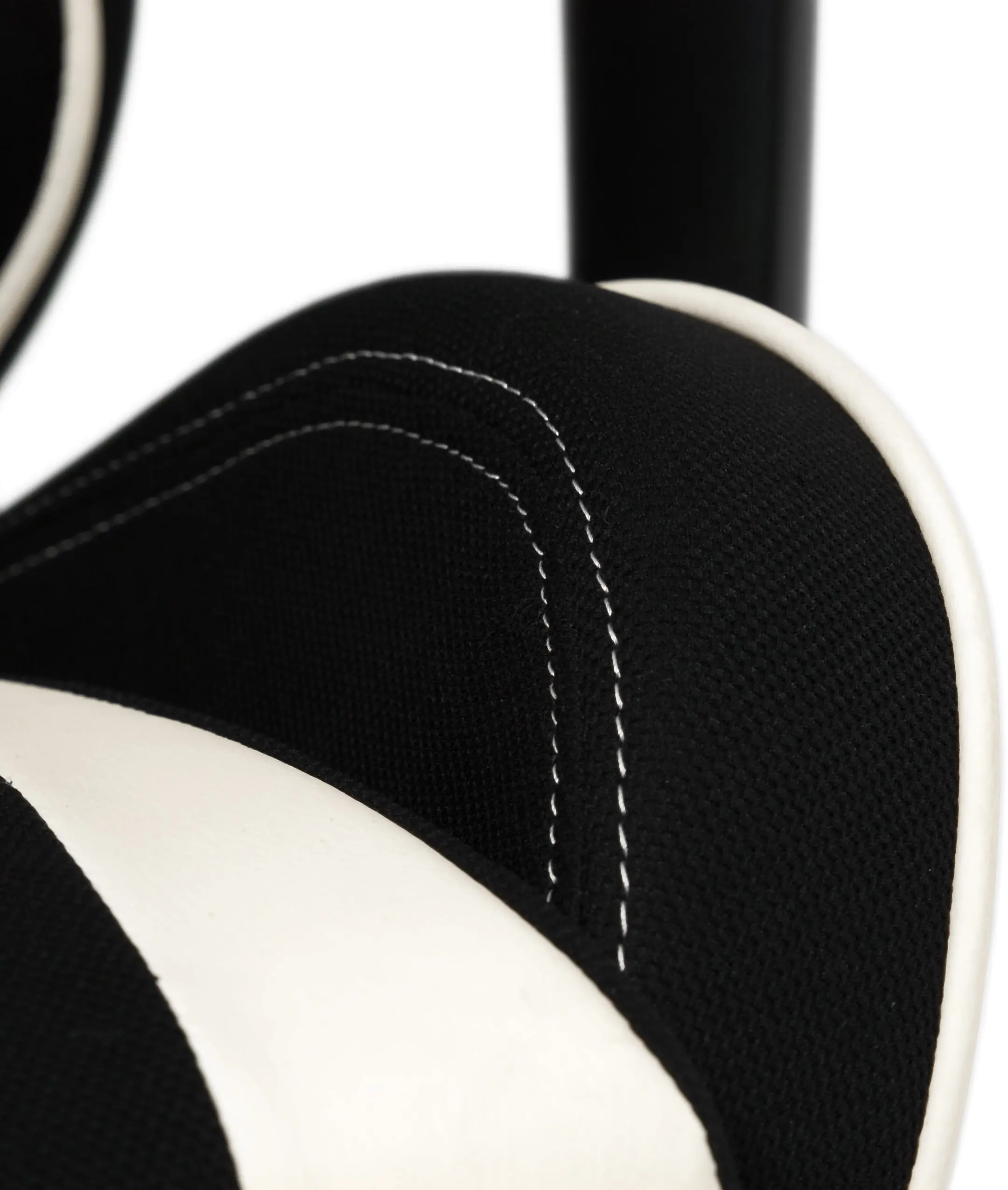 Workspace Black and White Gaming Desk Chair-5