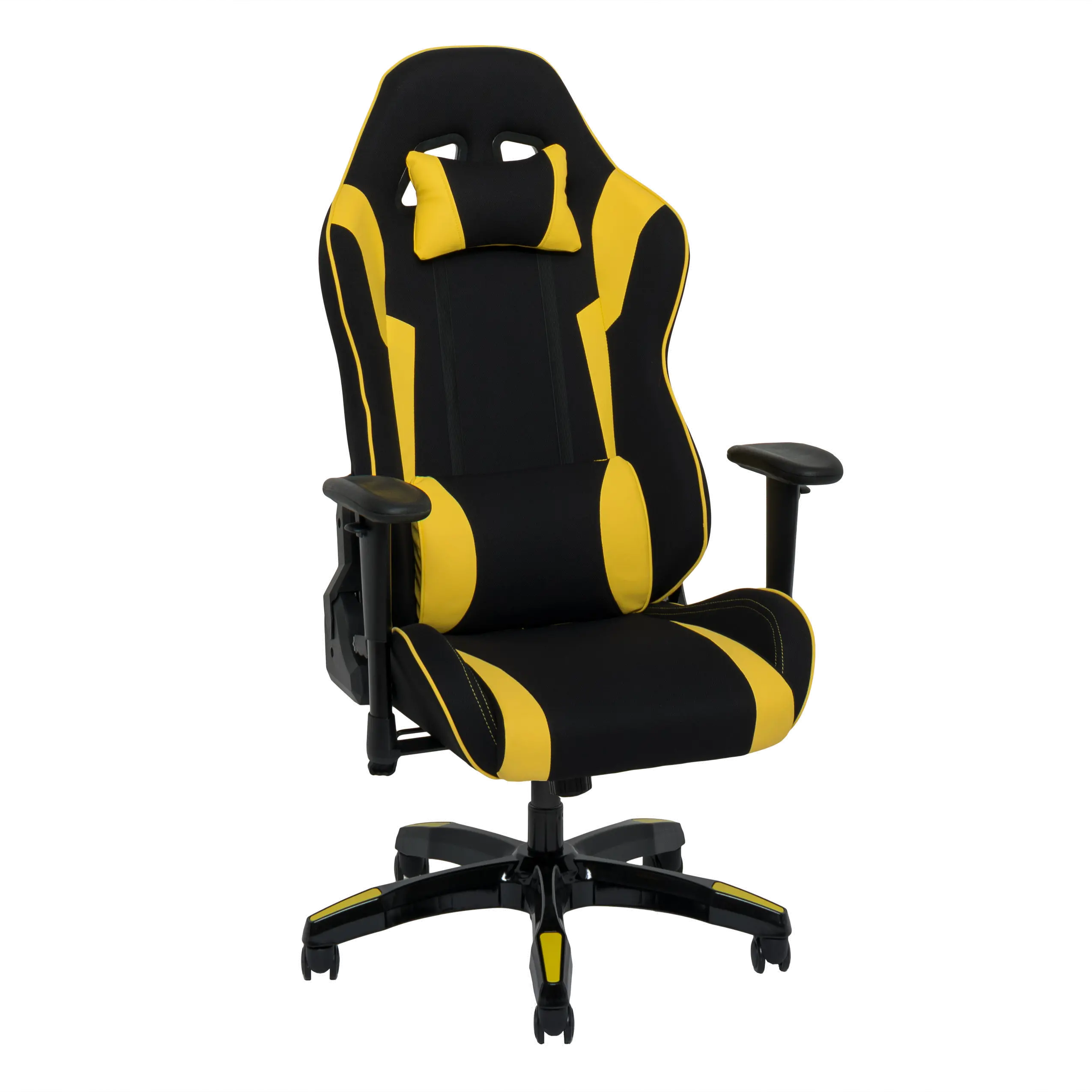 Workspace Black and Yellow Gaming Desk Chair-3