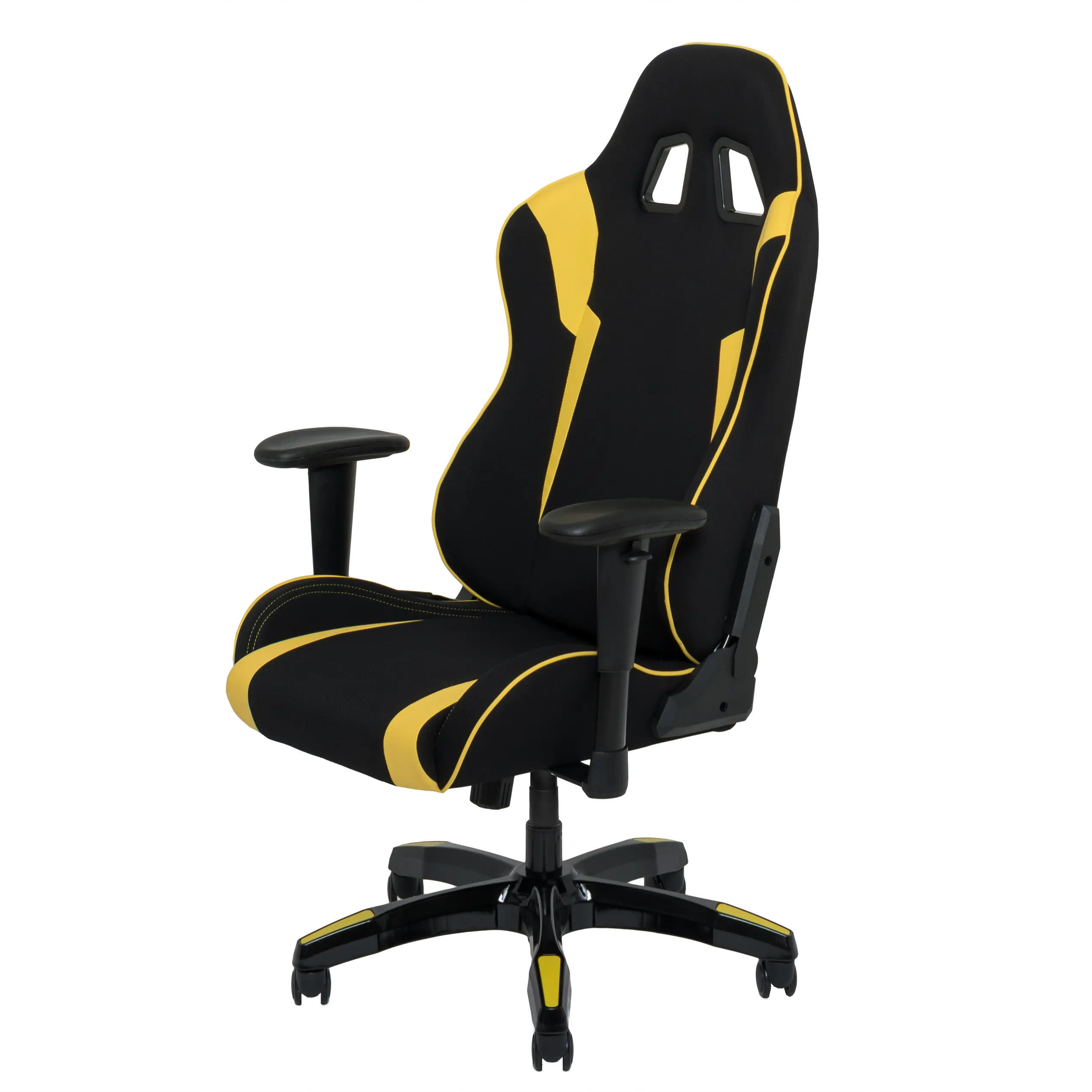 Workspace Black and Yellow Gaming Desk Chair-4