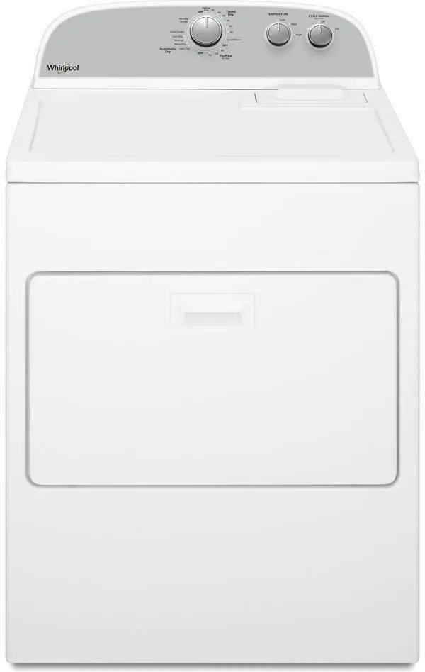 WED4950HW Whirlpool Electric Dryer with Wrinkle Shield - 7.0 cu. ft.  White-1