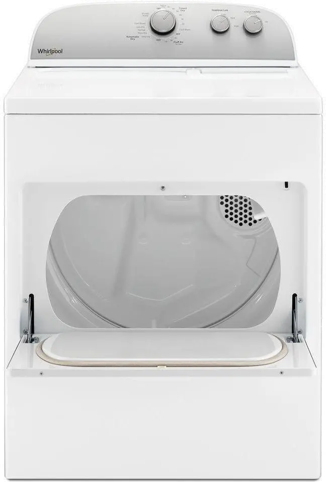 WED4950HW Whirlpool Electric Dryer with Wrinkle Shield - 7.0 cu. ft.  White-3