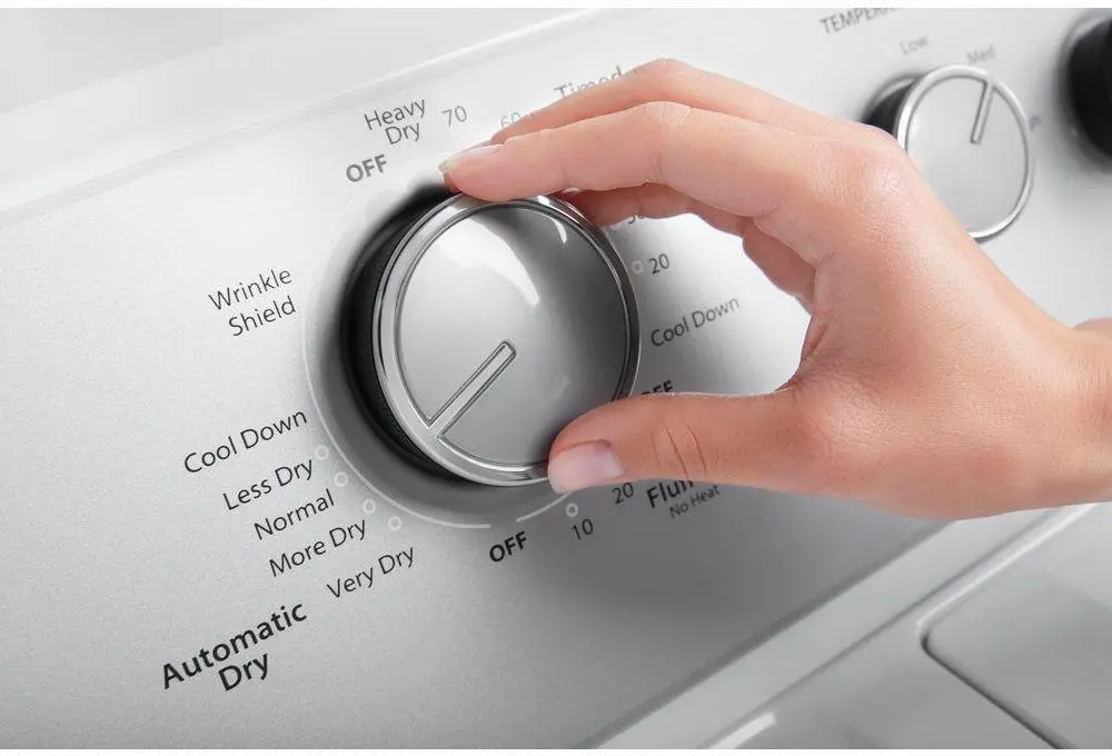 WED4950HW Whirlpool Electric Dryer with Wrinkle Shield - 7.0 cu. ft.  White-4