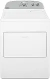 WGD4950HW Whirlpool Gas Dryer with Wrinkle Shield - 7.0 cu. ft.  White