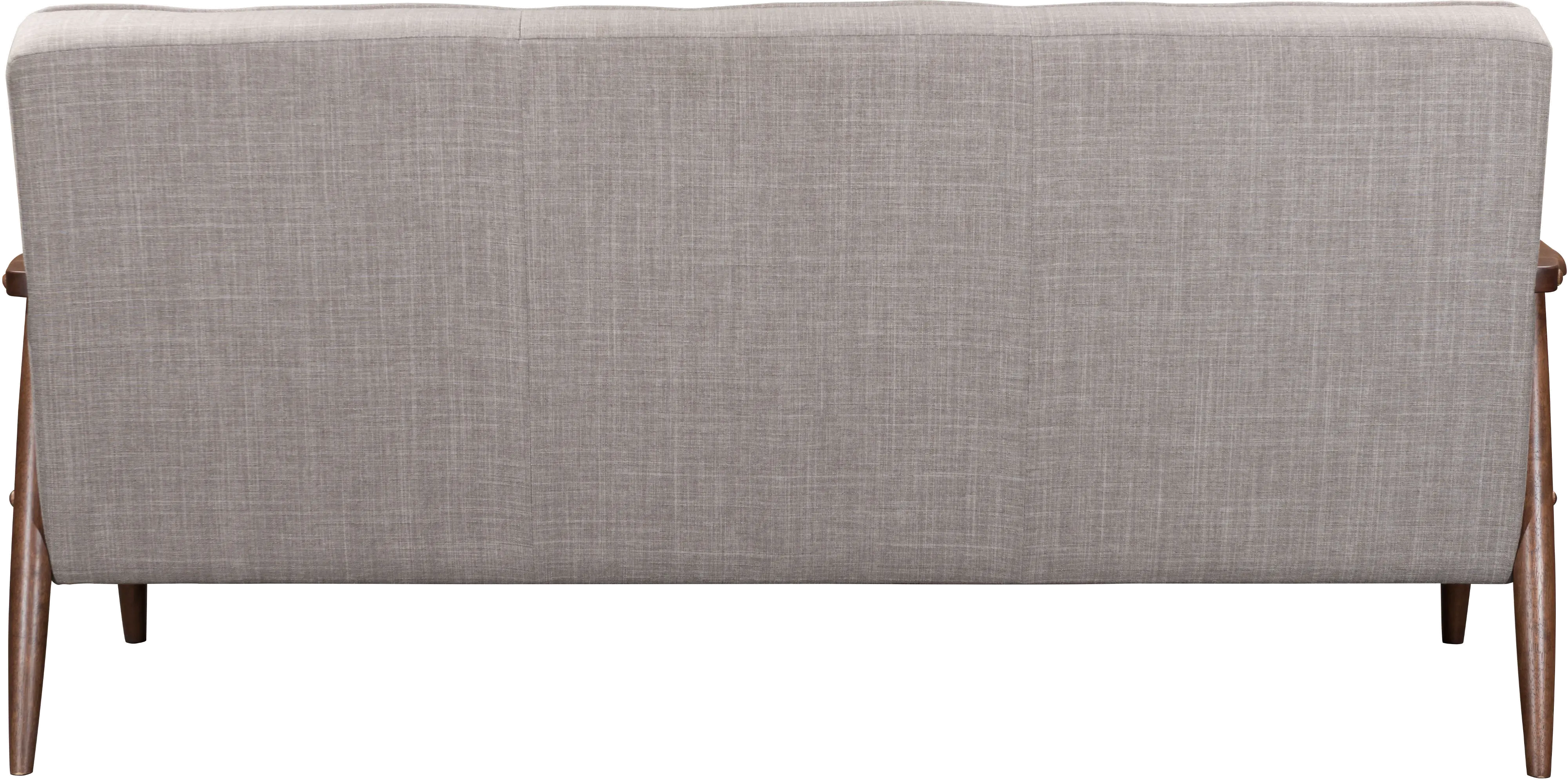 Rocky Putty Gray Leatherette Sofa-6