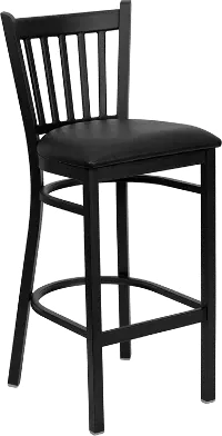 Hercules Black Metal Bar Stool