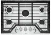 WCG97US0HS Whirlpool 30 Inch Gas Cooktop with Griddle - Stainless Steel