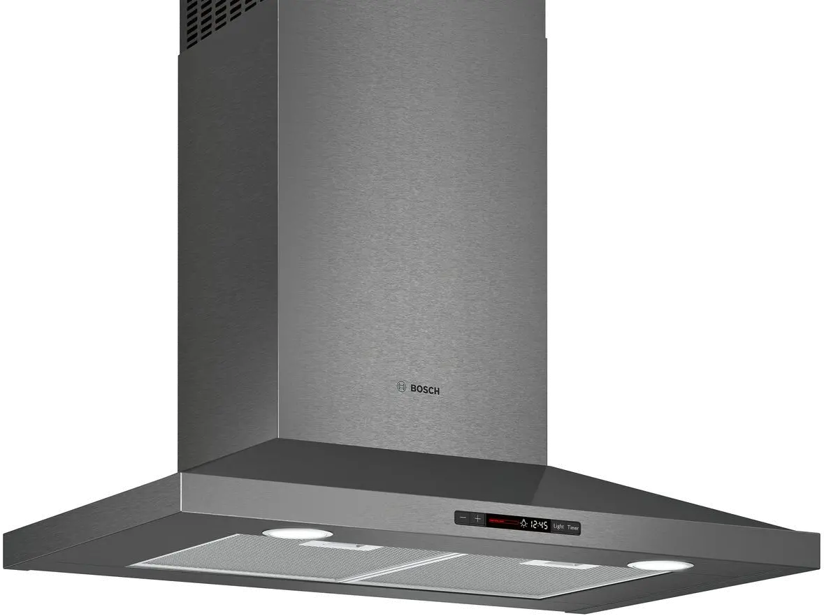 HCP80641UC Bosch 30 Inch Pyramid Canopy Hood - Black Stainless Steel-1