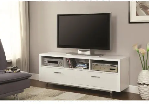 Clean White Transitional 60 Inch TV Stand-2