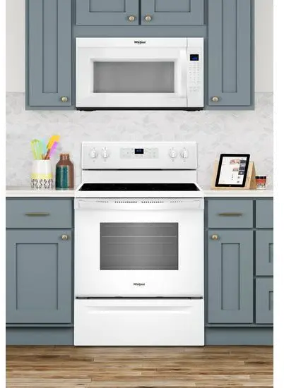 WFE505W0HW Whirlpool 5.3 cu ft Electric Range - White-2