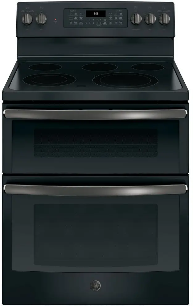 JB860FJDS GE Double Oven Electric Range - 6.6 cu. ft. Black Slate-2