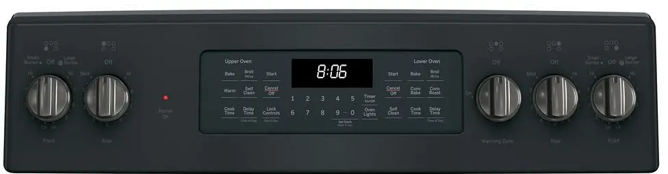 JB860FJDS GE Double Oven Electric Range - 6.6 cu. ft. Black Slate-4