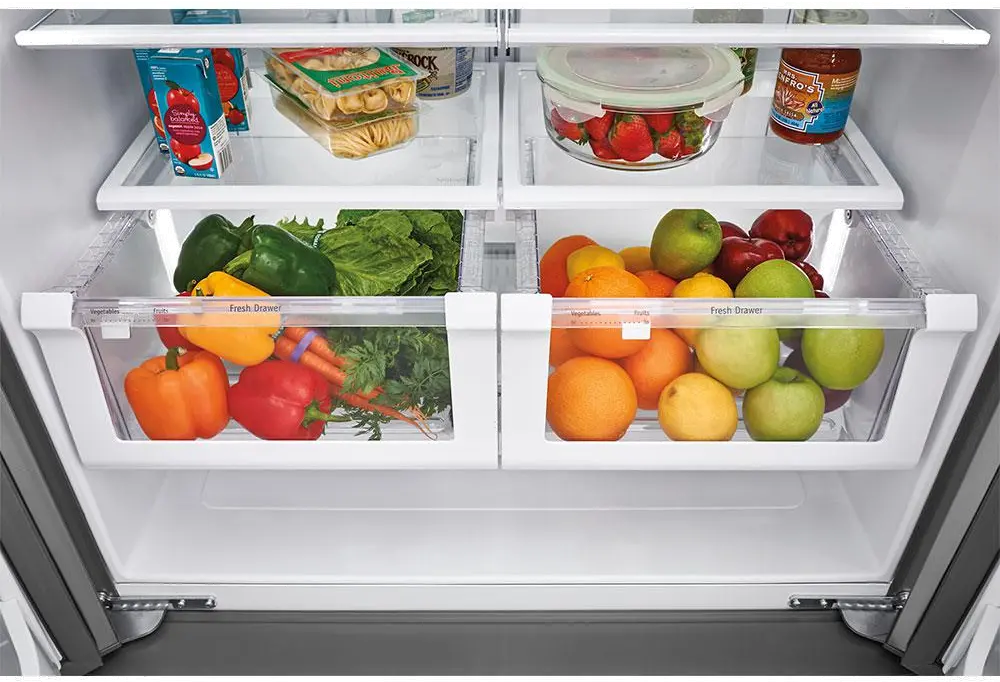 FFHN2750TS Frigidaire French Door Refrigerator - 36 Inch Stainless Steel-3