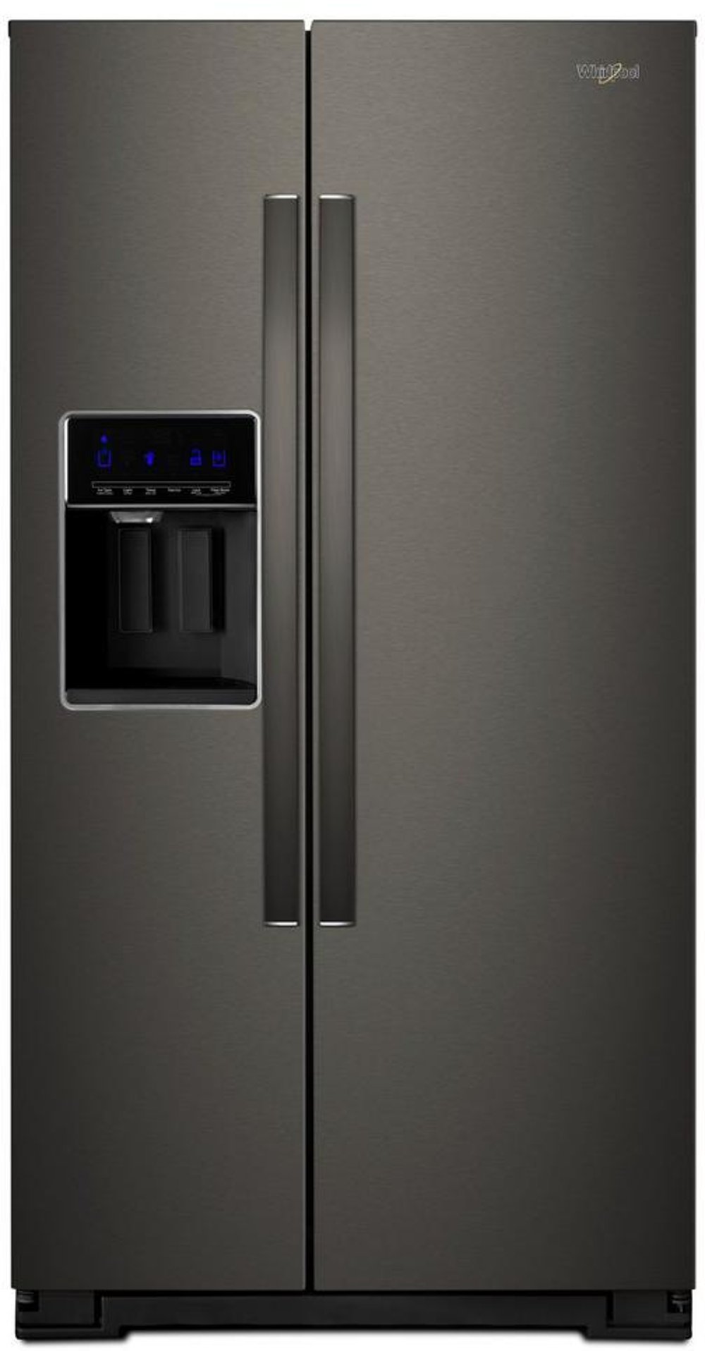 Whirlpool 20.5 cu ft Side by Side Refrigerator - Counter Depth Black Stainless Steel