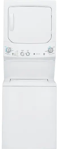 GUD27GSSMWW GE Spacemake Washer and Dryer Laundry Combo - White