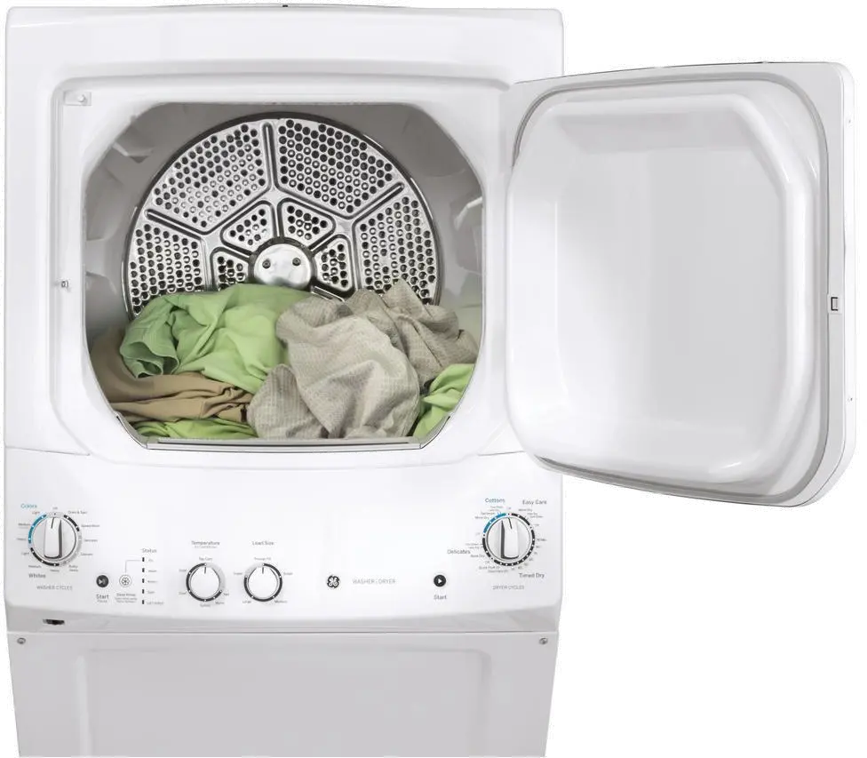 GUD27GSSMWW GE Spacemake Washer and Dryer Laundry Combo - White-3