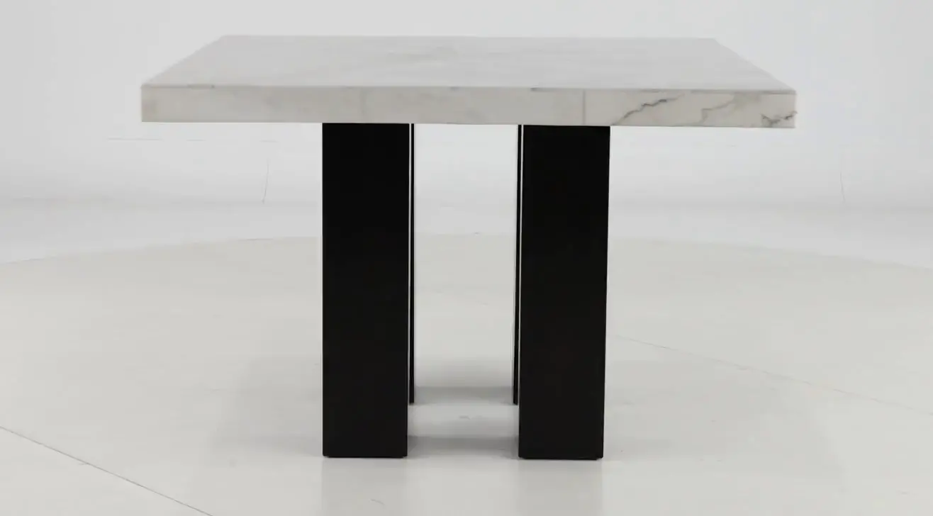 Camila Marble and Black Counter Height Dining Table-6