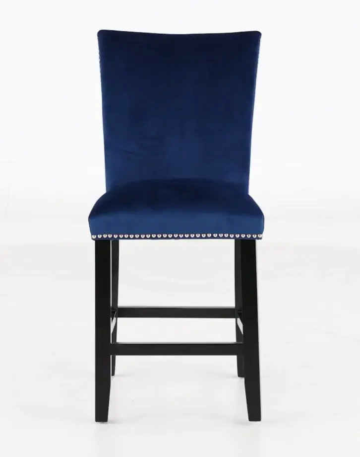 Camila Blue Velvet Counter Height Stool-6