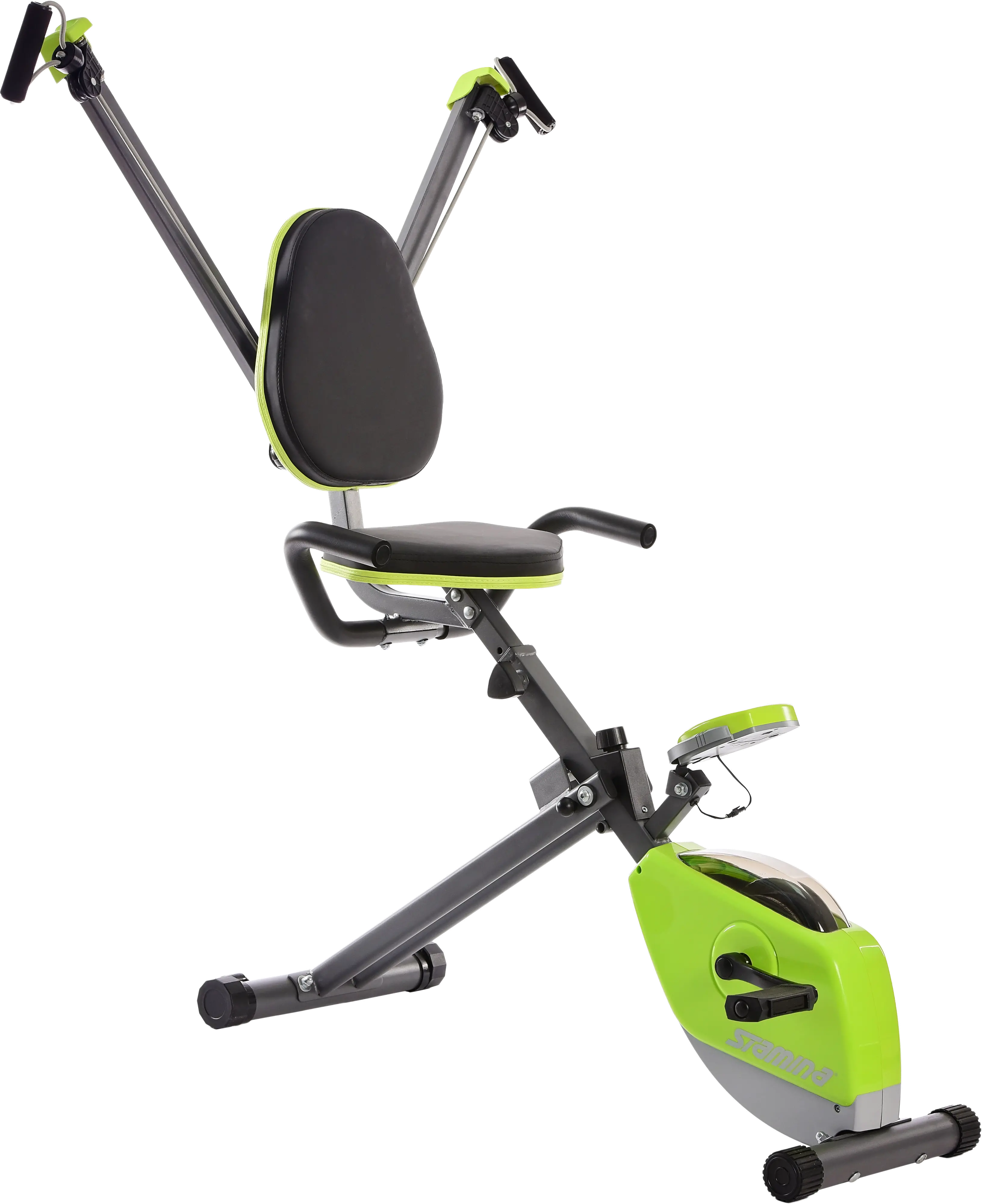 15-0336 Stamina Exercise Bike with Whole Body Exerciser Green-1