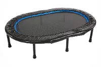 35-1691 Stamina Black Oval Fitness Trampoline