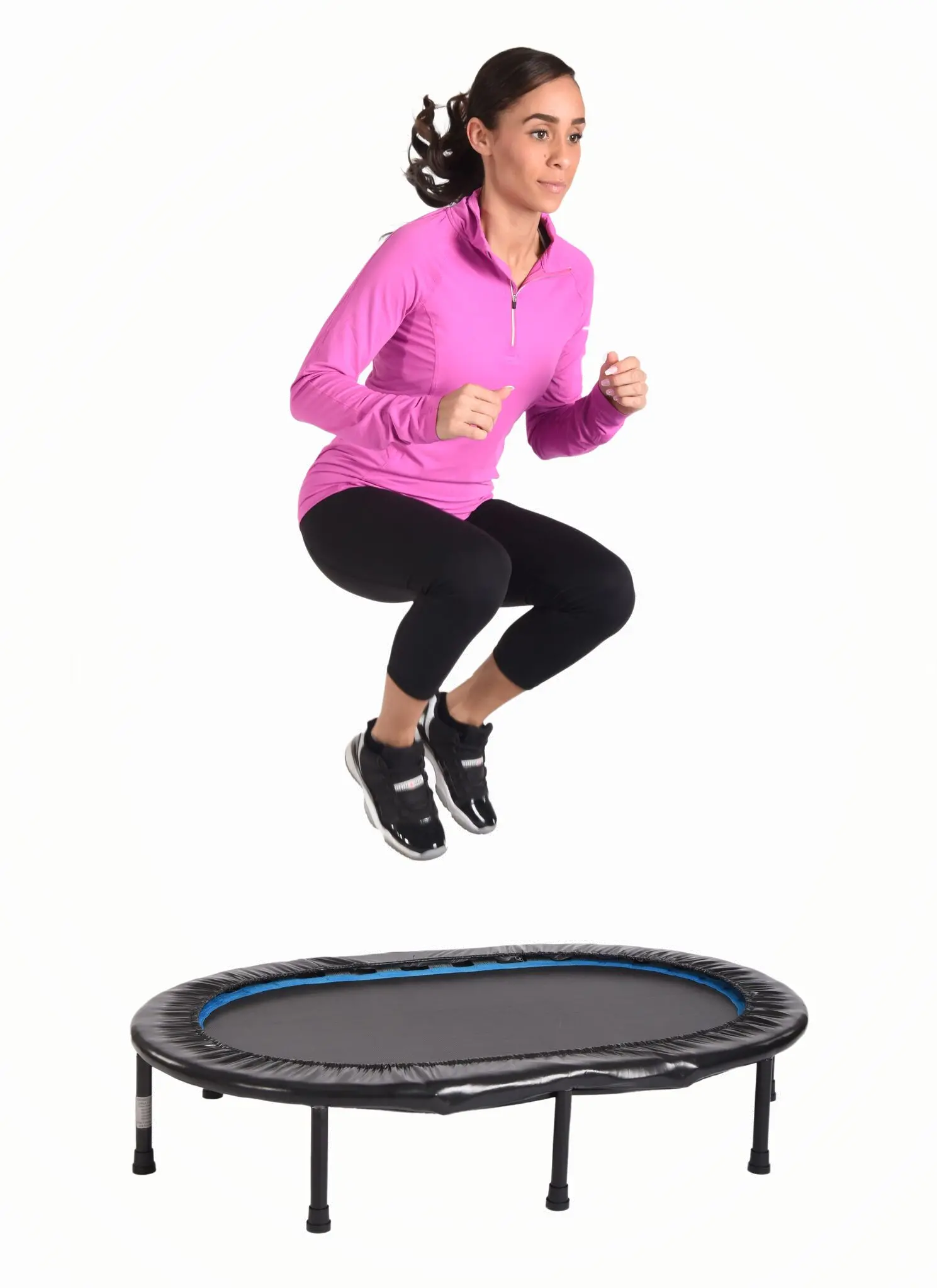 35-1691 Stamina Black Oval Fitness Trampoline-5