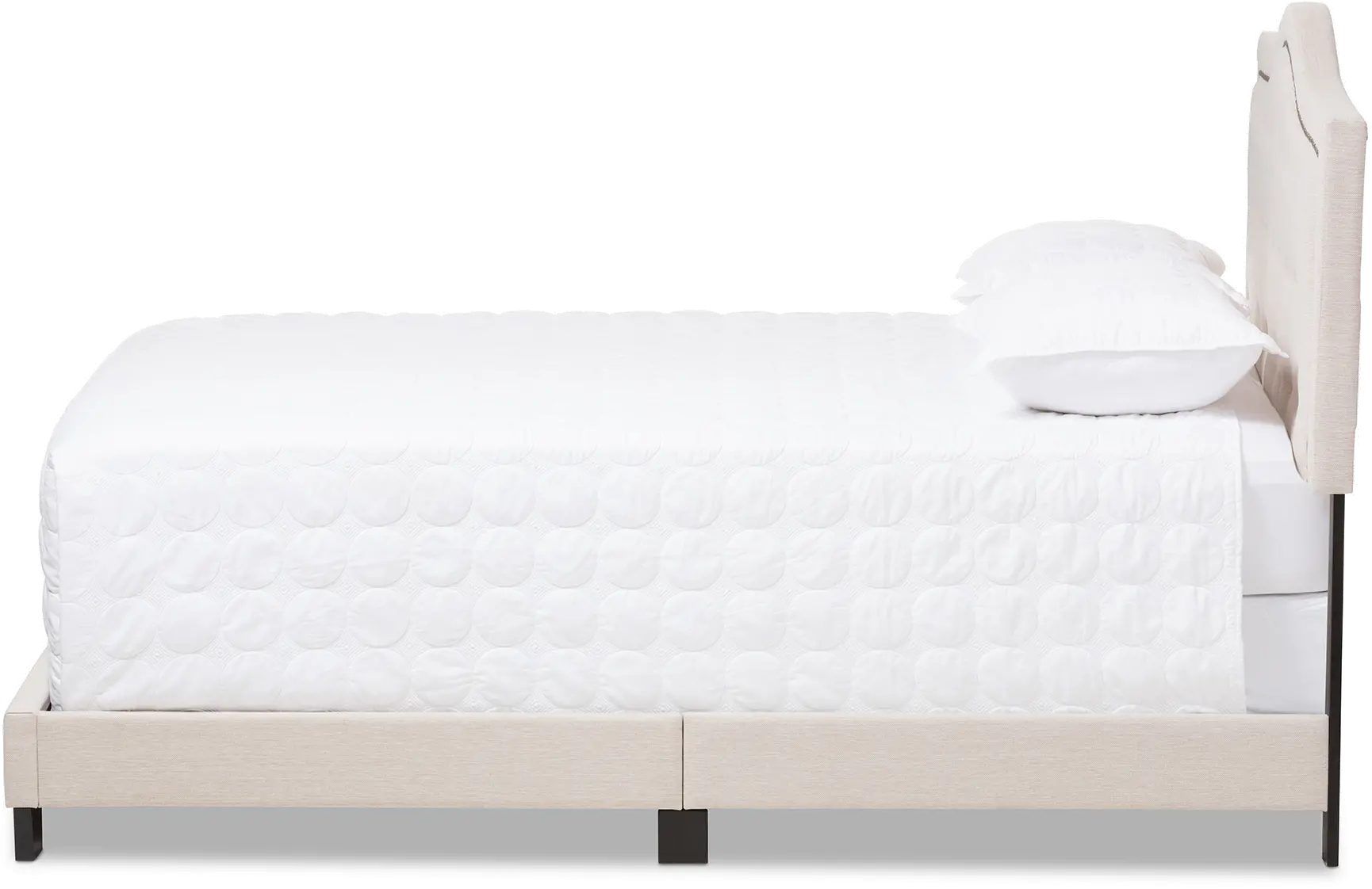 136-7444-RCW Contemporary Beige King Upholstered Bed - Emerson-3