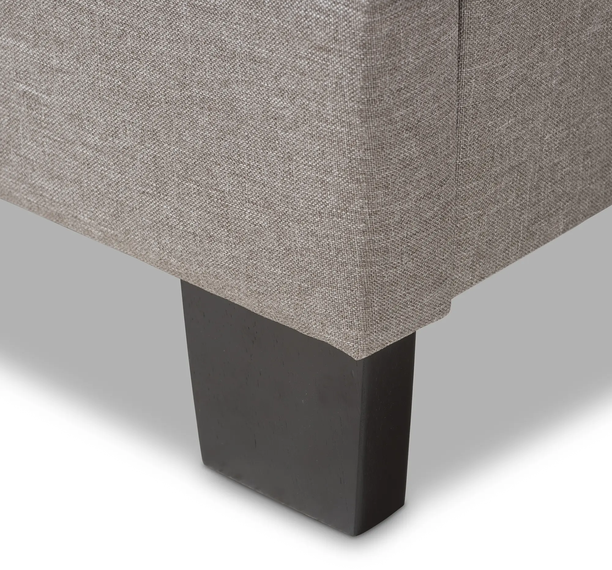 136-7446-RCW Contemporary Gray Queen Upholstered Bed - Emerson-5