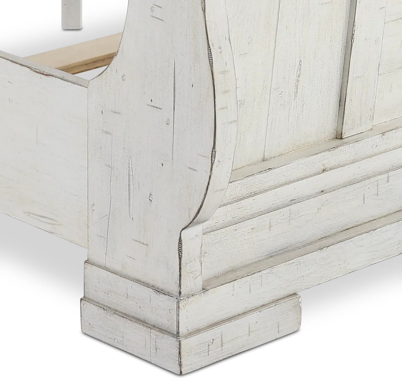 Coming Home Chalk White Queen Sleigh Bed-7