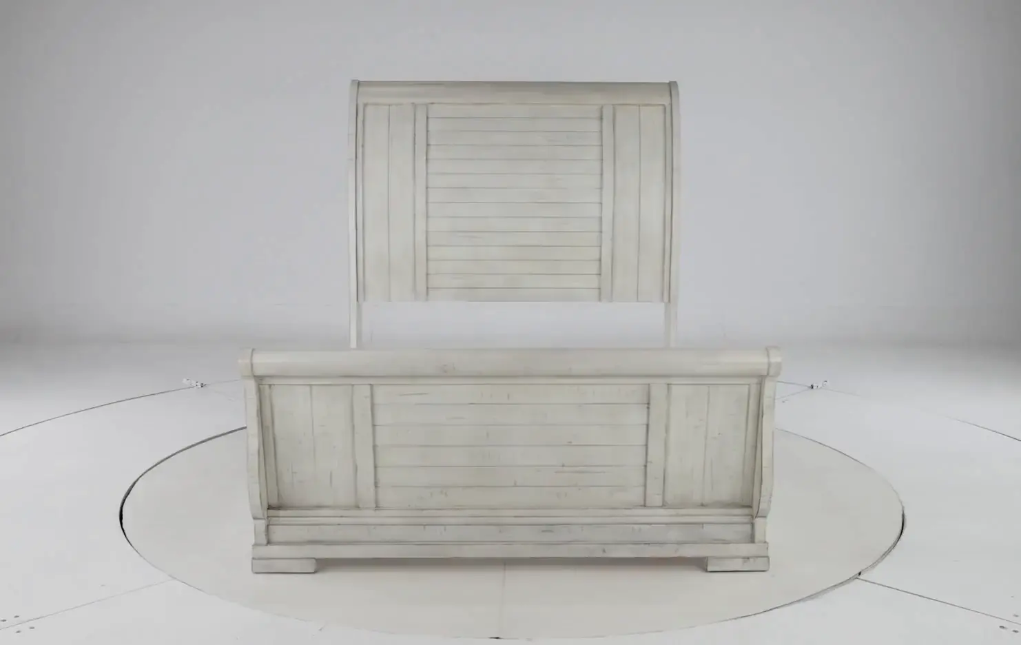 Coming Home Chalk White King Sleigh Bed-10