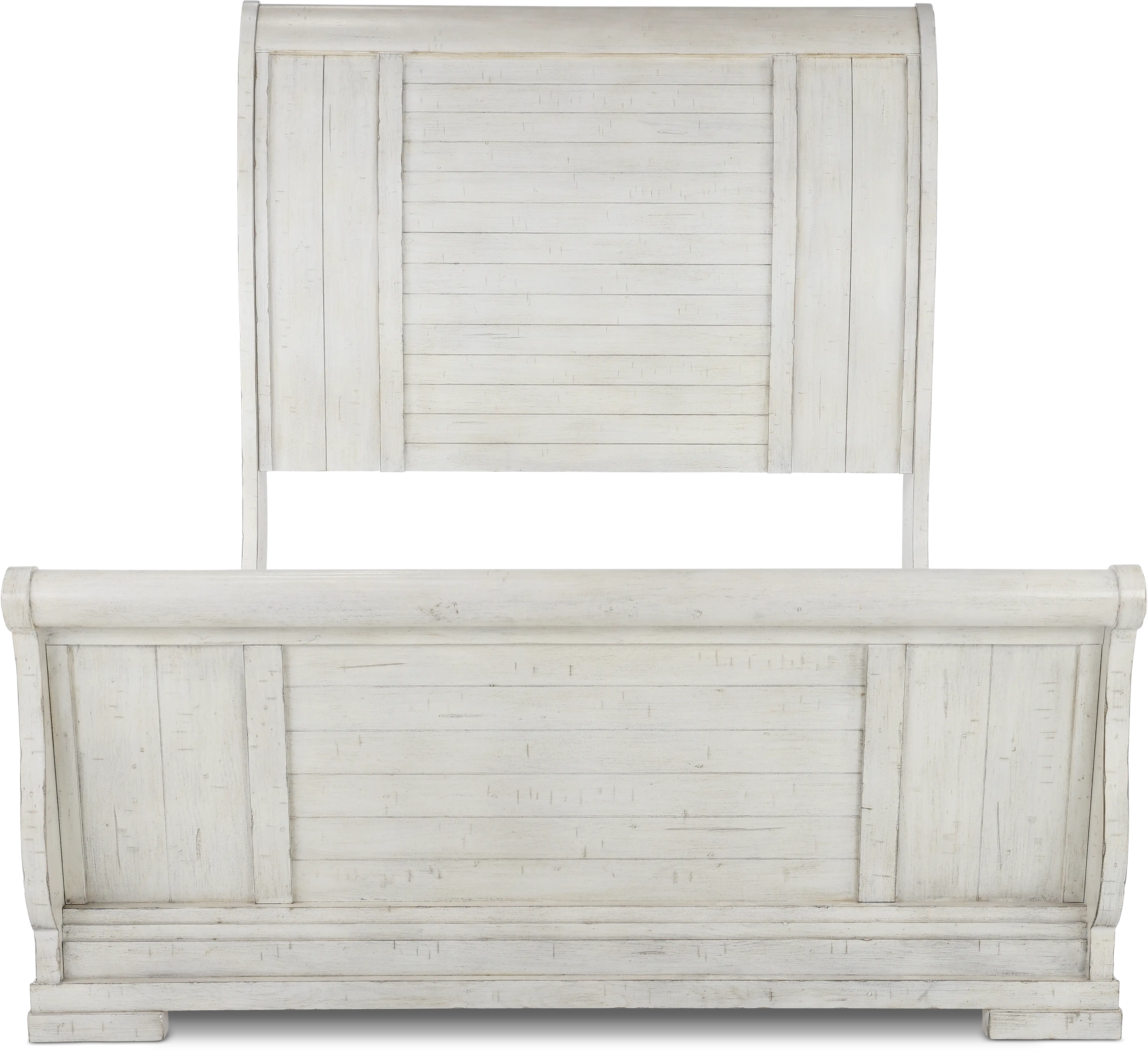 Coming Home Chalk White King Sleigh Bed-5