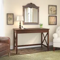 KWD148BC-03 Key West Cherry Brown Casual 48 Inch Writing Desk - Bush Furniture