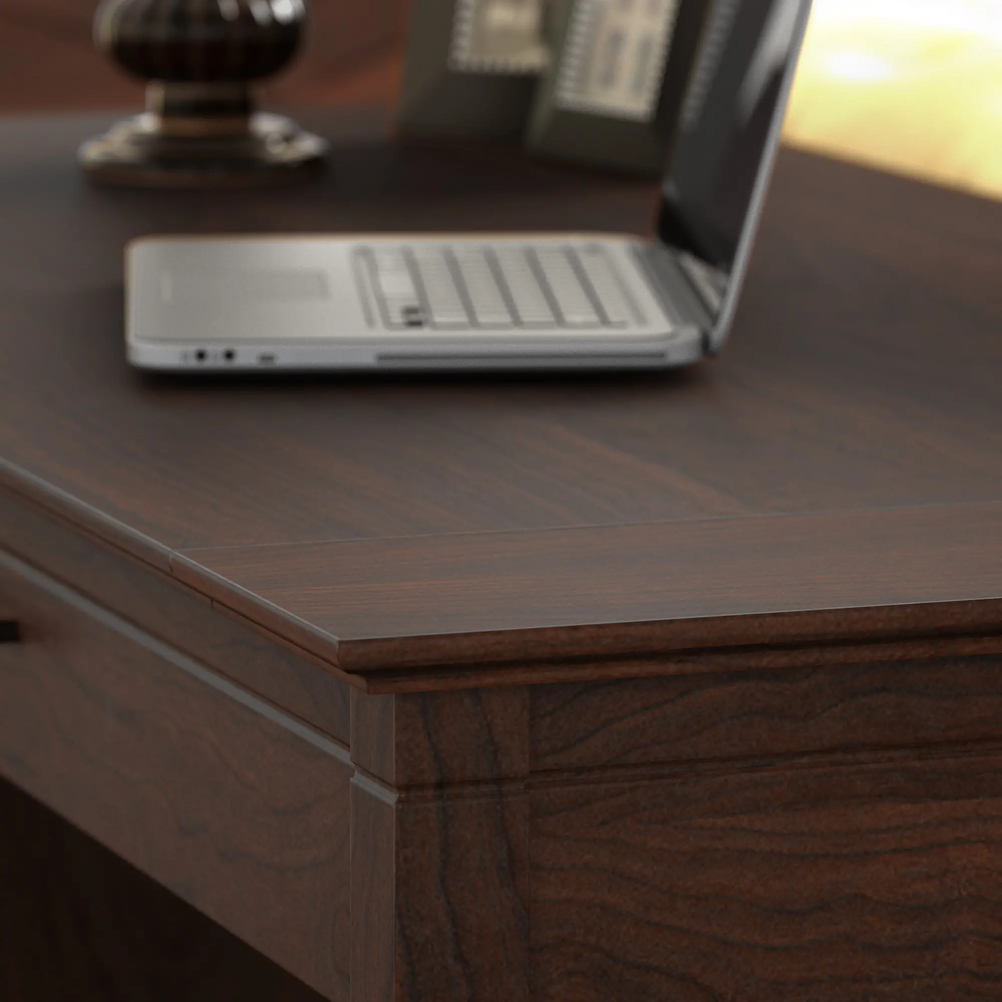 KWD154BC-03 Key West Cherry Brown Office Desk-6
