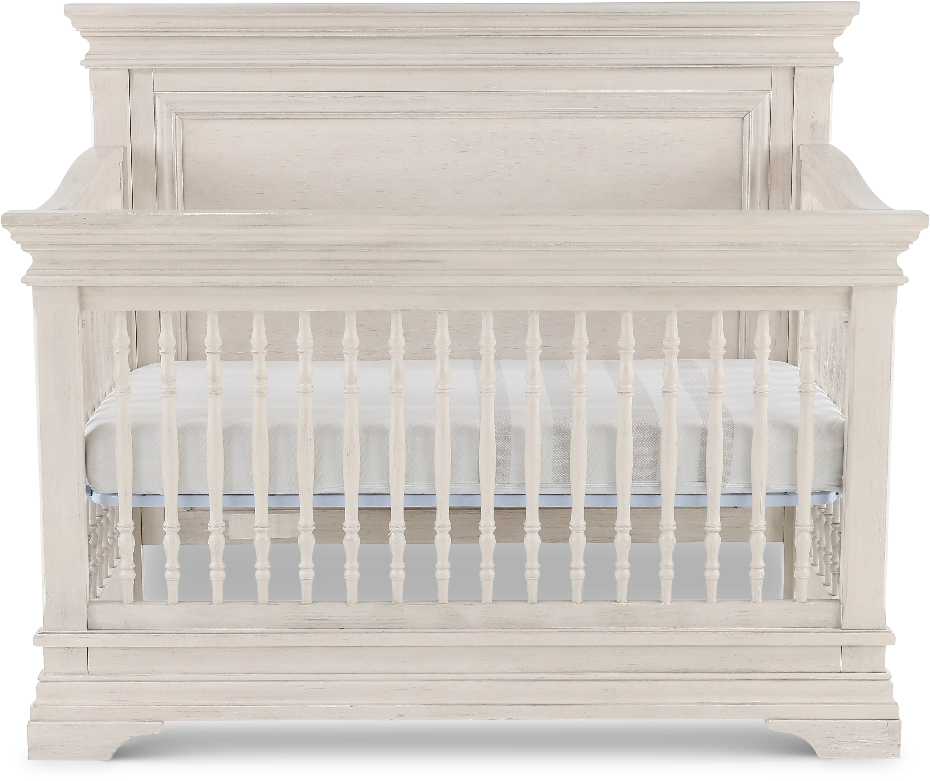 Olivia White 4-in-1 Convertible Crib-1