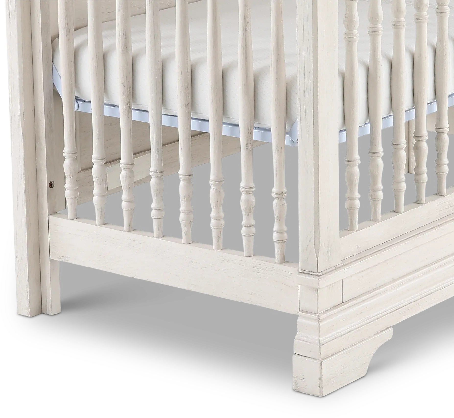 Olivia White 4-in-1 Convertible Crib-10