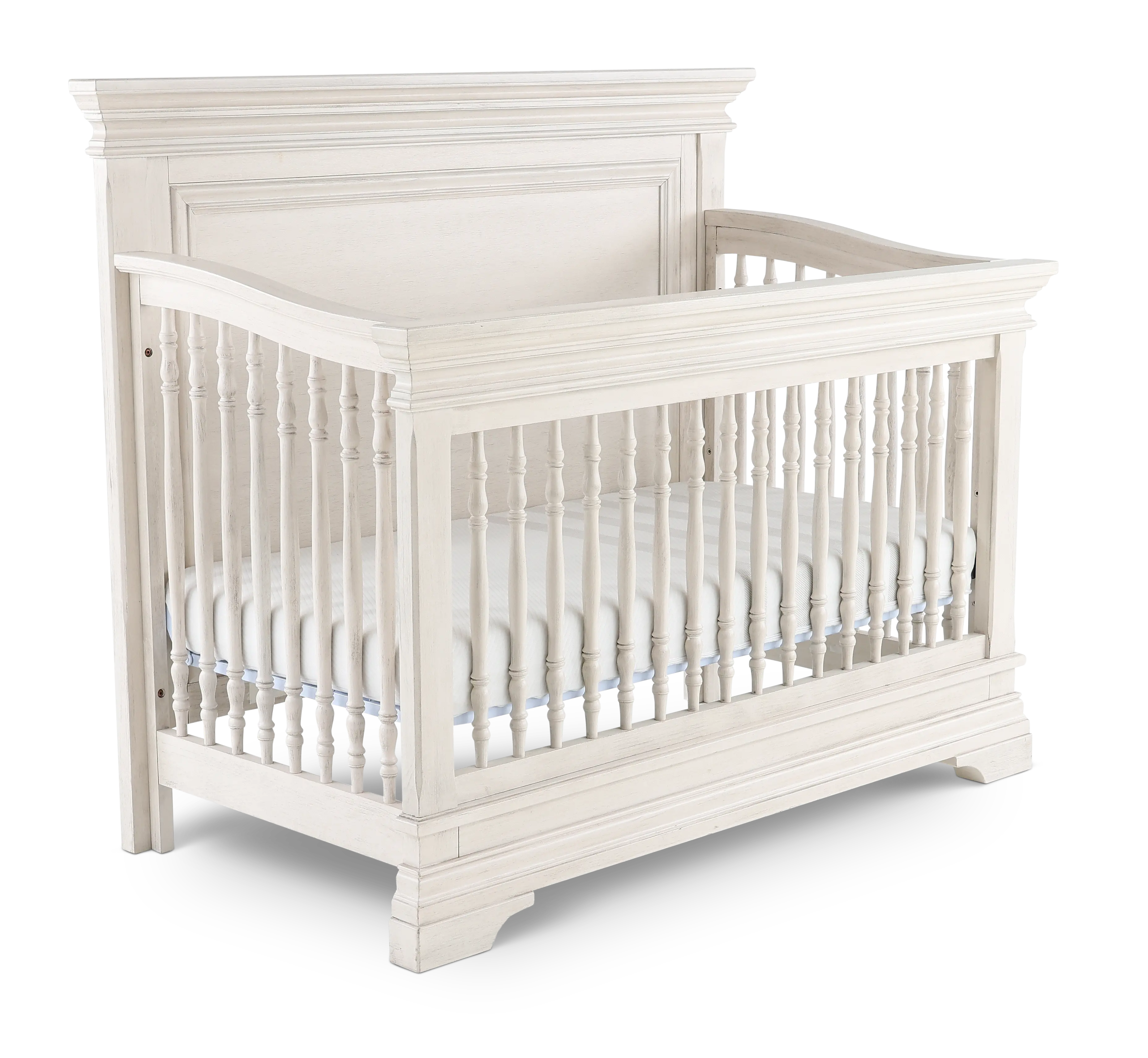 Olivia White 4-in-1 Convertible Crib-2