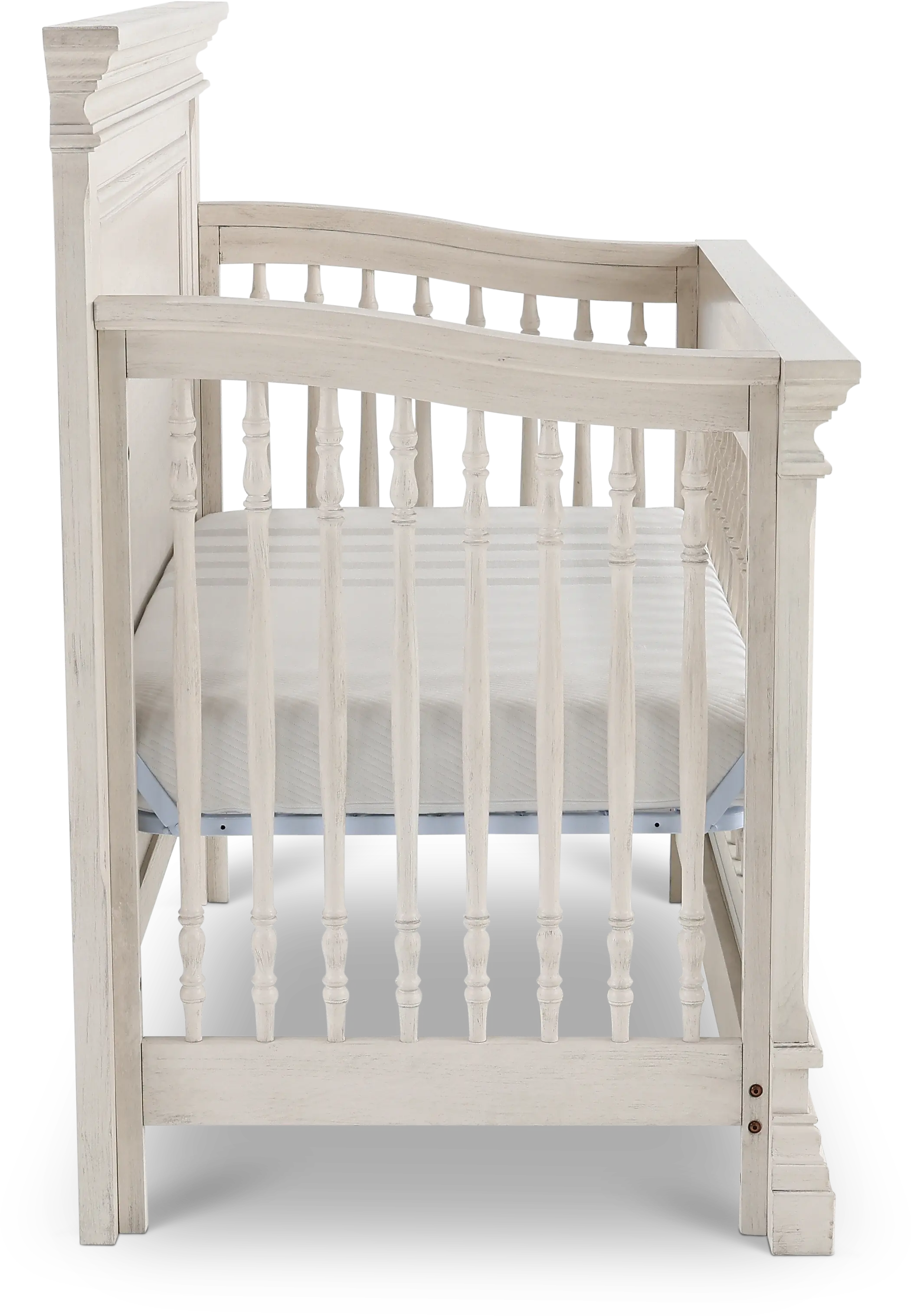Olivia White 4-in-1 Convertible Crib-5
