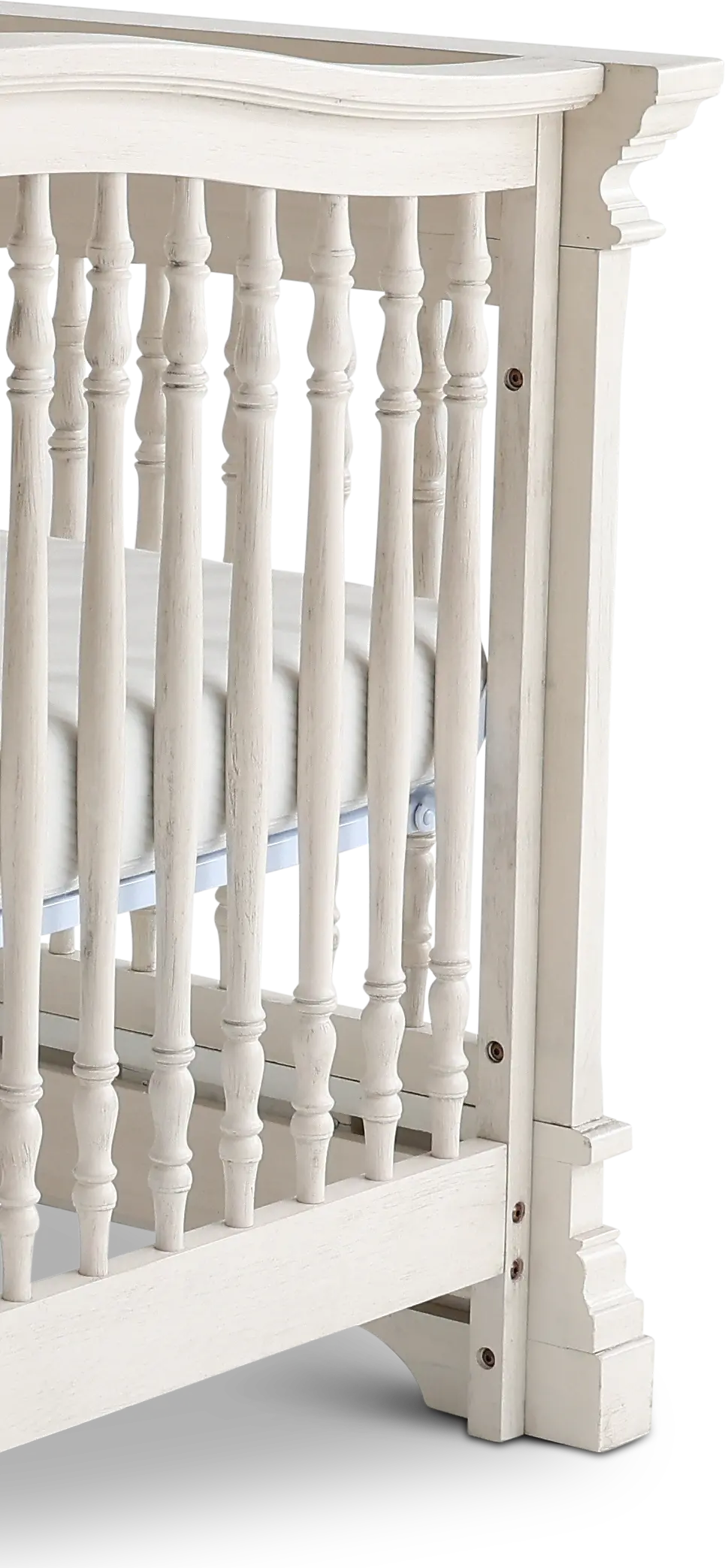 Olivia White 4-in-1 Convertible Crib-9