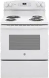 JB256DMWW GE 5 cu ft Electric Range - White