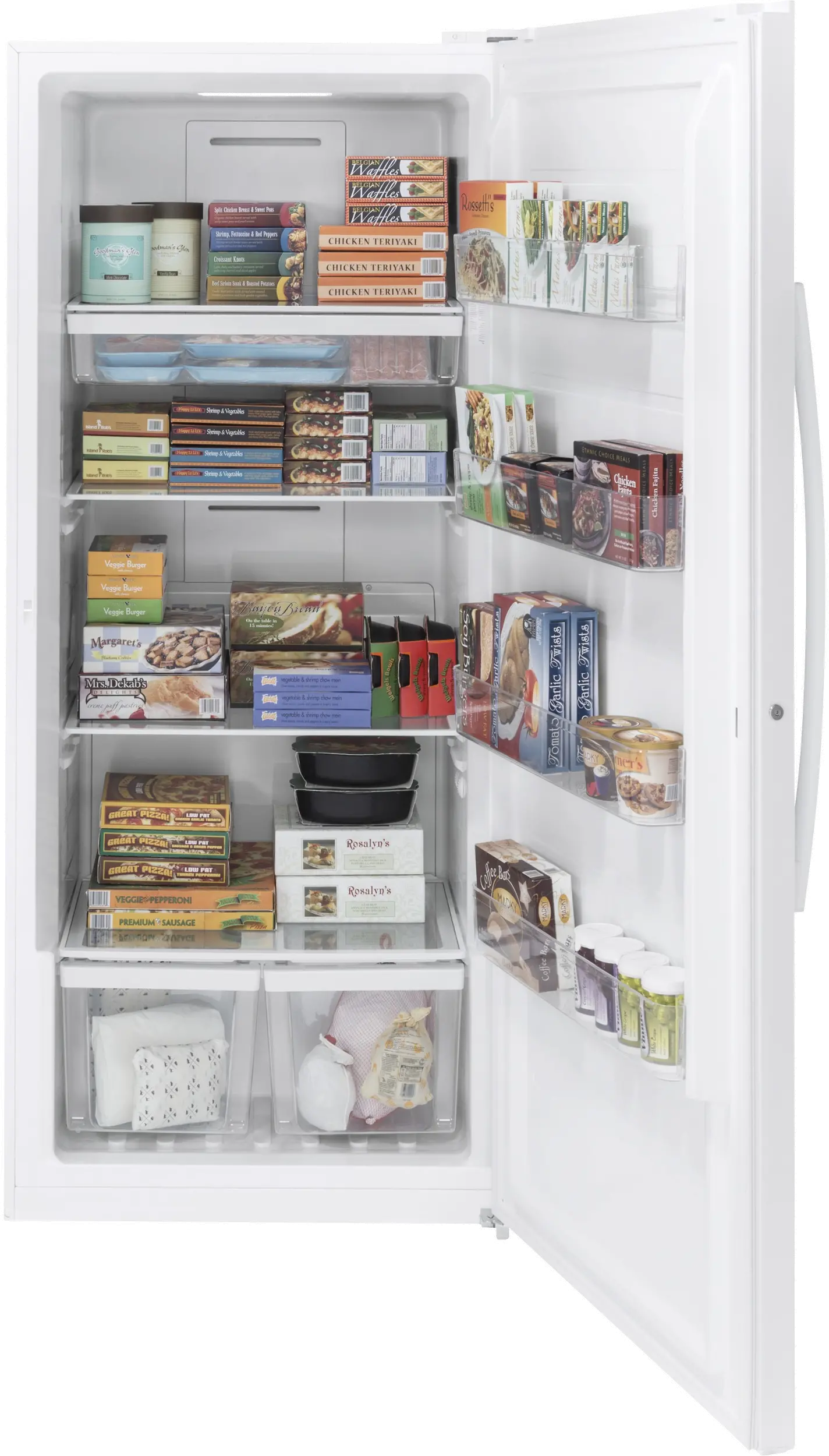 FUF21DLRWW GE 21.3 cu ft Upright Freezer - White-5