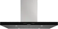 VI42B Wolf 42 Inch Cooktop Island Hood - Black/Stainless Steel