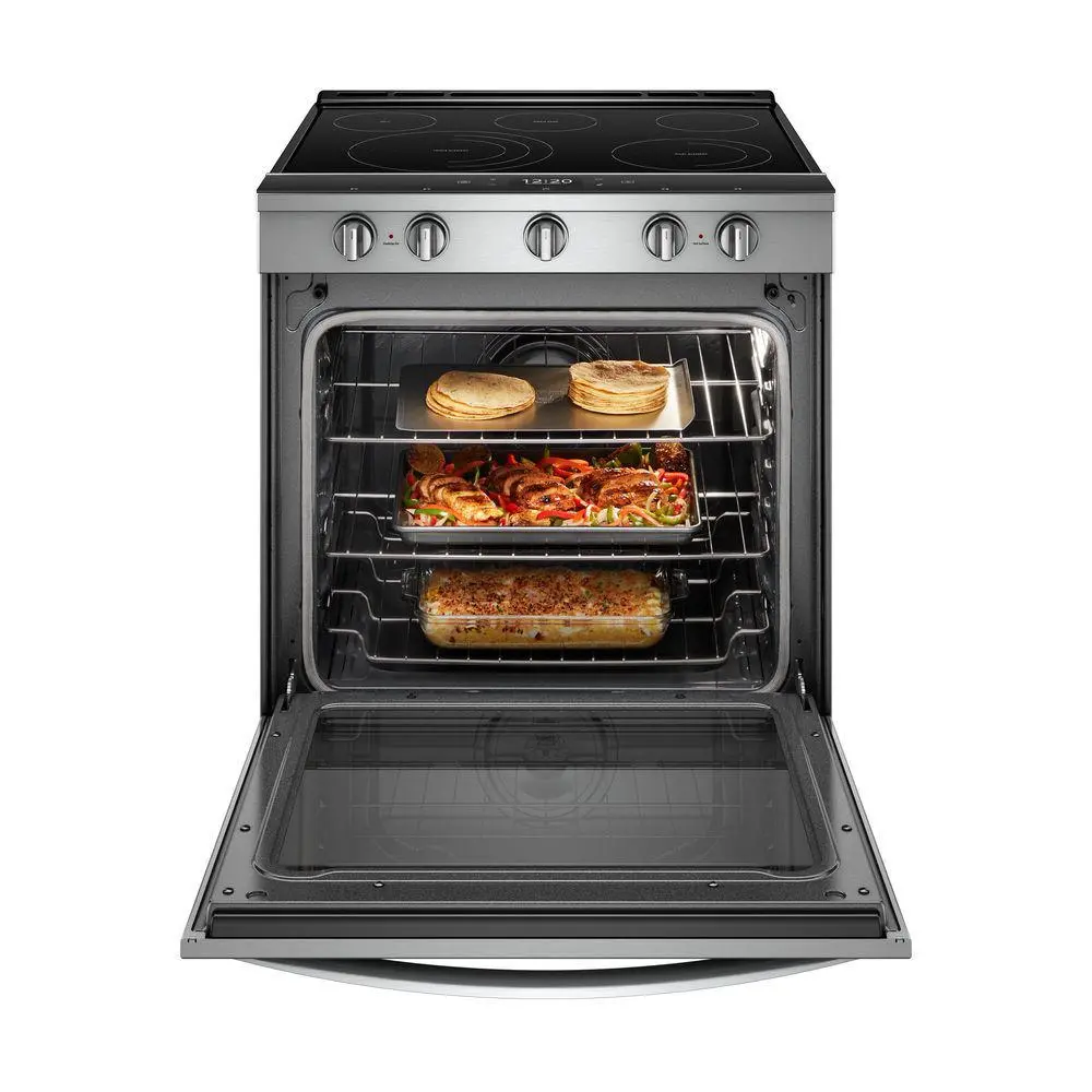 WEE750H0HZ Whirlpool 6.4 cu ft Electric Range - Stainless Steel-3