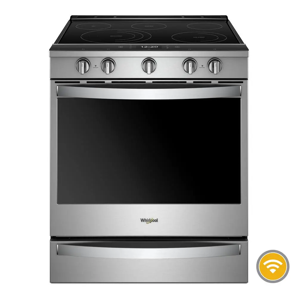 WEE750H0HZ Whirlpool 6.4 cu ft Electric Range - Stainless Steel-4