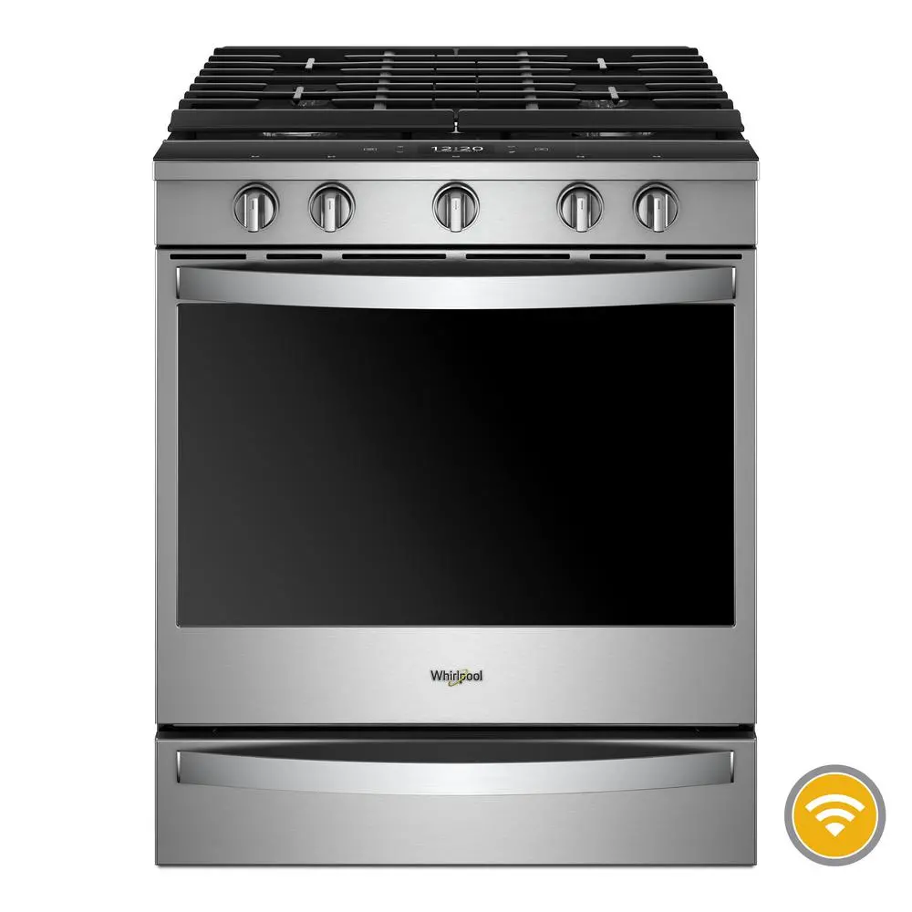 WEG750H0HZ Whirlpool 5.8 cu ft Gas Range - Stainless Steel-2