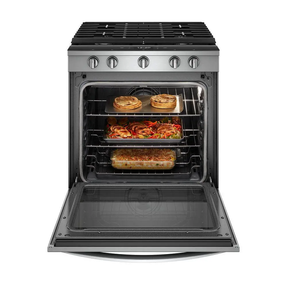 WEG750H0HZ Whirlpool 5.8 cu ft Gas Range - Stainless Steel-3