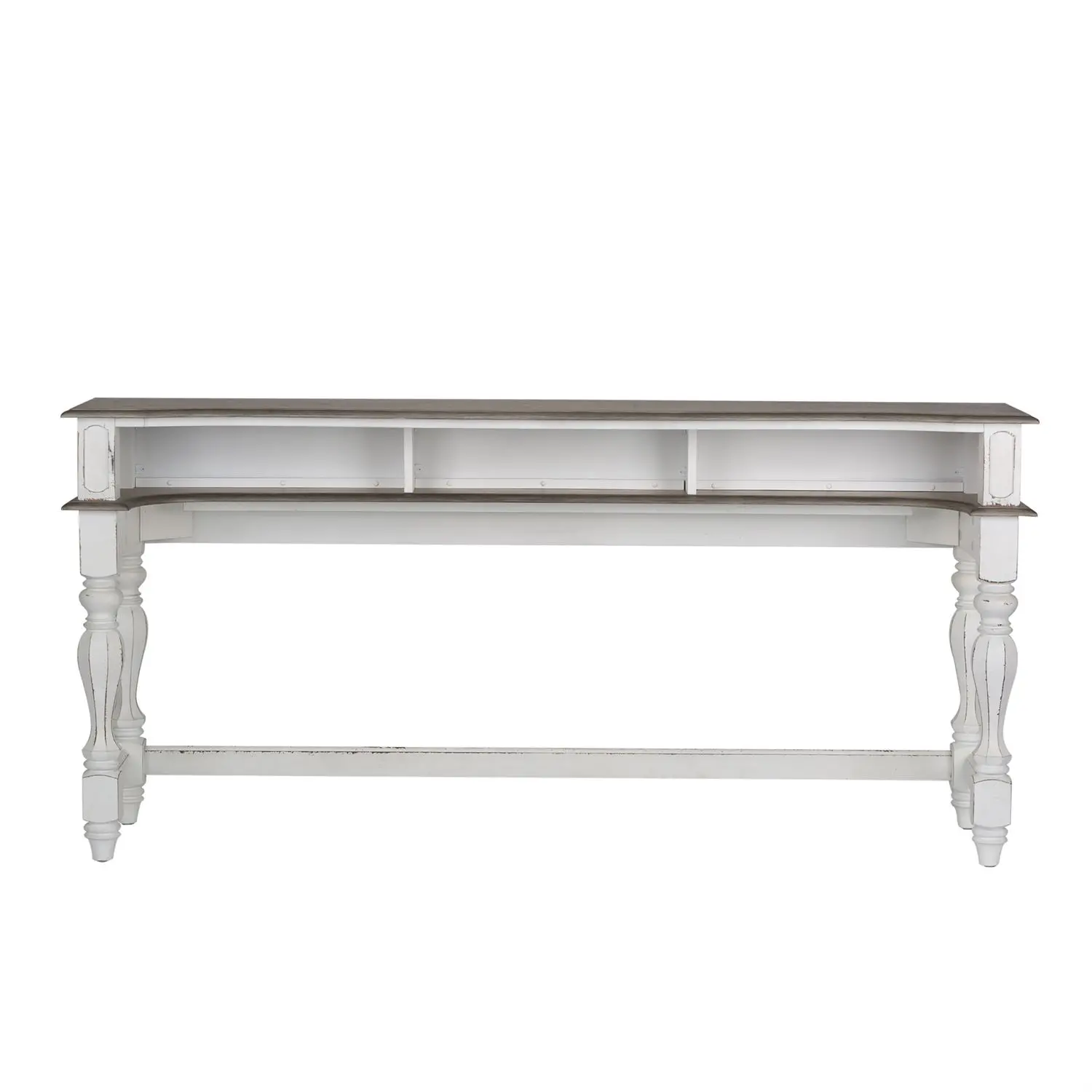 244-OT7636 Magnolia Manor Antique White Console Bar Table-1